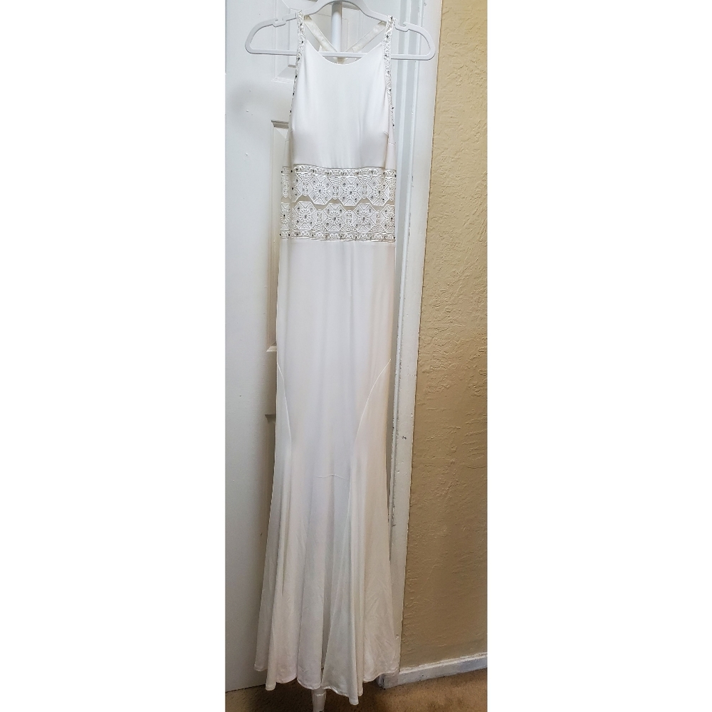 White long gown